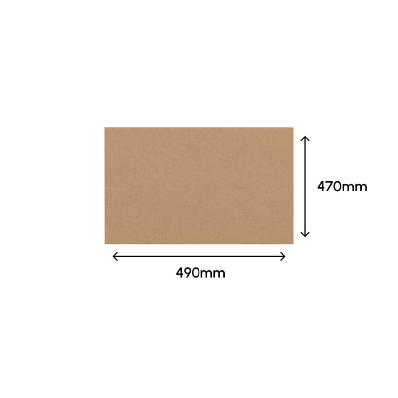 Double Wall Cardboard Sheet 490 x 470