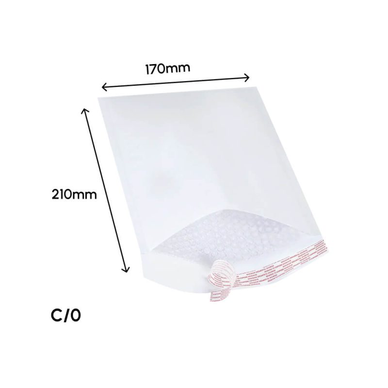 White Bubble Padded Envelope C_0 (170 x 210mm)