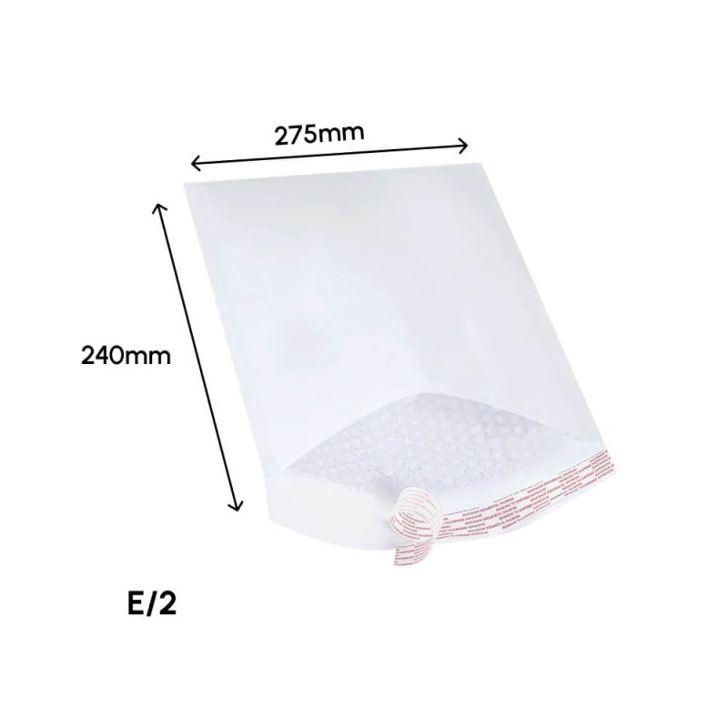 White Bubble Padded Envelope E_2 (240 x 275mm)